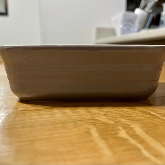 Le Creuset Cream Grey Stoneware Baking Dish 18-27 small 5.5x5.5 square - Picture 6 of 6